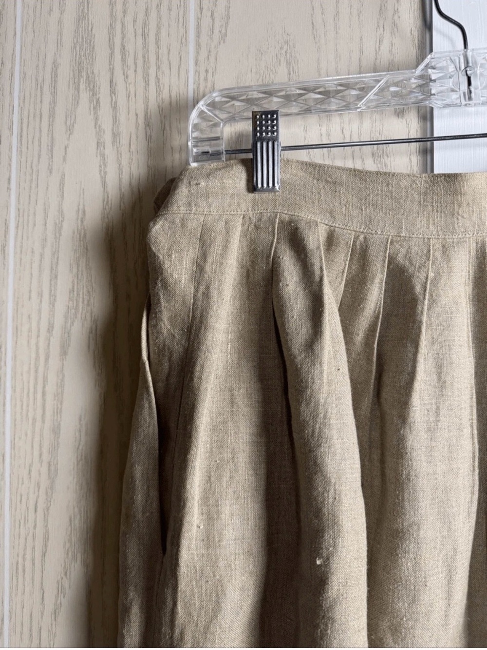 Ralph Lauren Country 100% linen tiered midi skirt - Picture 8 of 10